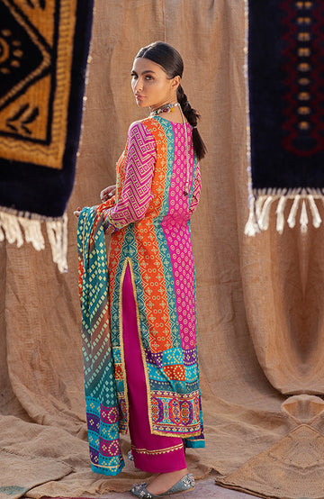 Al Zohaib MSCL 22-04A Monsoon Chunri Printed Lawn 2022 Online Shopping